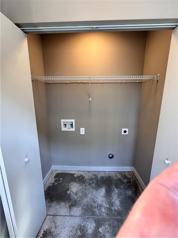 1400 Peter Haughton Way NW, Atlanta, GA 30318 - washroom with electric dryer hookup and washer hookup