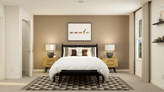 416 Valley View Trl, Canton, GA 30115 - bedroom with light colored carpet and baseboards