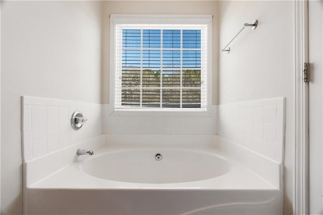 bathroom with a bathing tub