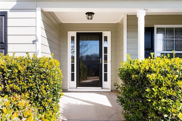 view of entrance to property