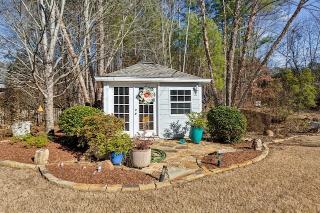 view of outbuilding