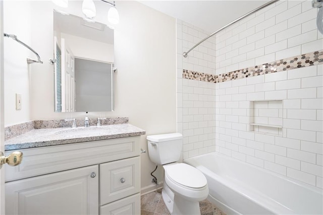 4429 Windsor Oaks Cir, Marietta, GA 30066 - bathroom with vanity and shower / tub combination