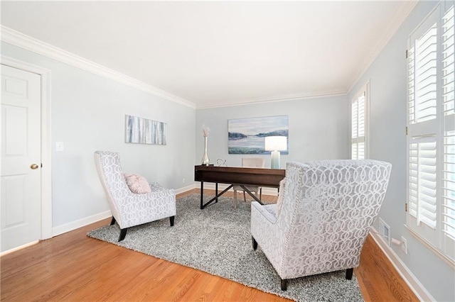 4429 Windsor Oaks Cir, Marietta, GA 30066 - office space featuring wood finished floors and ornamental molding