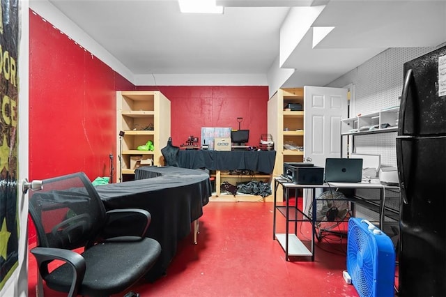 1732 Winding Woods Ln, Jonesboro, GA 30236 - office space featuring concrete floors