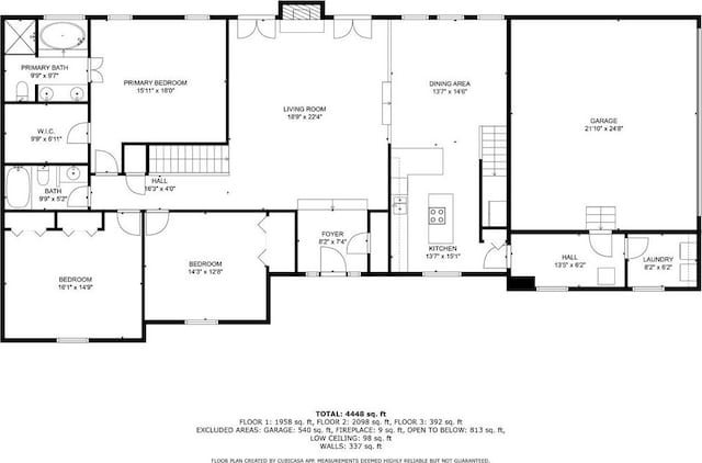 1732 Winding Woods Ln, Jonesboro, GA 30236 - view of home floor plan