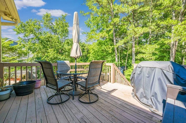435 Flowering Trl, Grayson, GA 30017 - wooden terrace with outdoor dining space