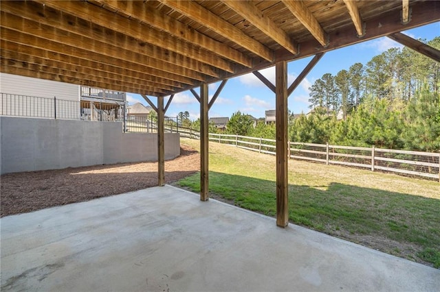 399 Cobblestone Trl, Dallas, GA 30132 - view of patio featuring fence private yard