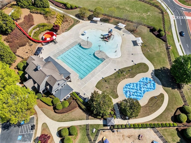 399 Cobblestone Trl, Dallas, GA 30132 - bird's eye view