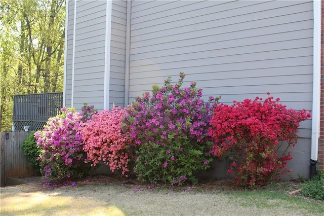 exterior view of fence