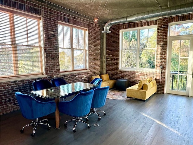 sunroom featuring plenty of natural light