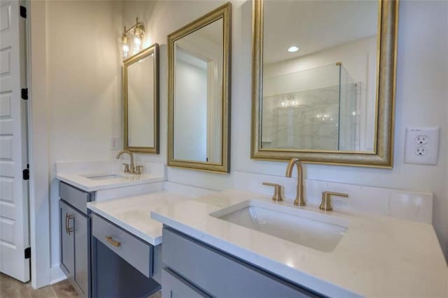 460 Ridge Point Dr, Monticello, GA 31064 - full bath with double vanity and a shower