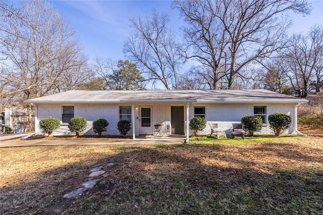 view of ranch-style house