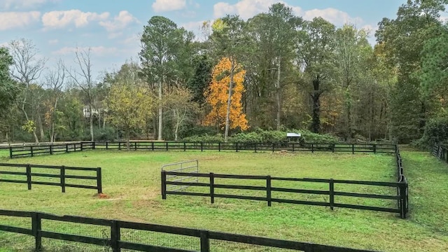 surrounding community featuring a rural view