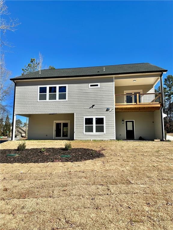 view of rear view of property