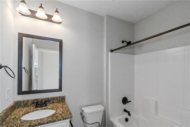 149 Elkins Blvd, Locust Grove, GA 30248 - full bathroom with vanity, toilet, and shower / bath combination