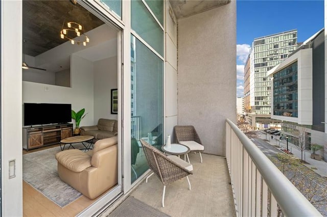 44 Peachtree Pl NW Unit 528, Atlanta, GA 30309 - view of balcony