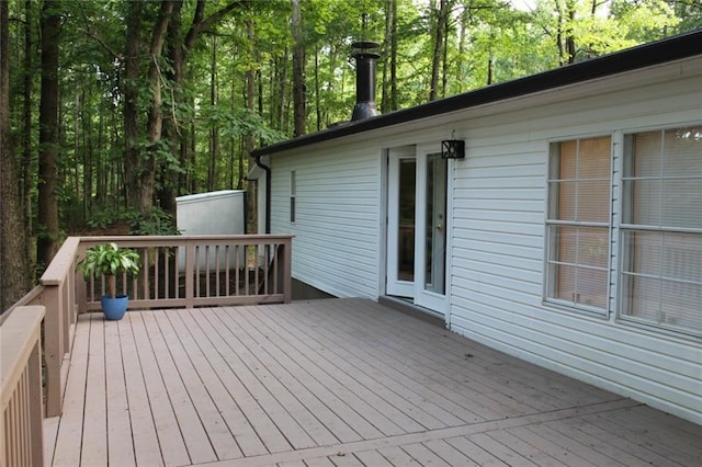 576 Nichols Rd, Pendergrass, GA 30567 - view of wooden terrace