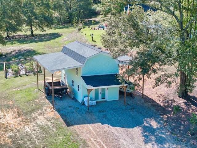 441 Pumpkinvine Rd, Acworth, GA 30101 - drone / aerial view