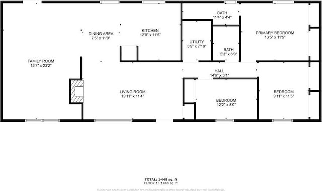 2783 Bicentennial Dr, Stone Mountain, GA 30087 - view of floor plan / room layout
