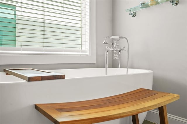 details with a freestanding bath