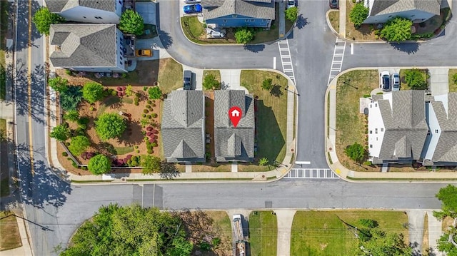 bird's eye view featuring a residential view