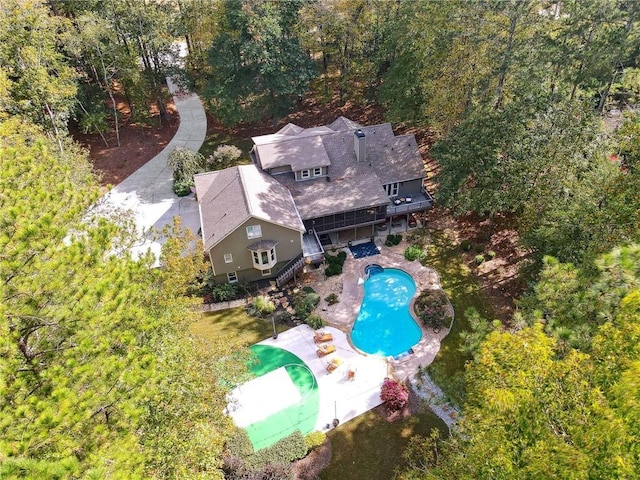 aerial view