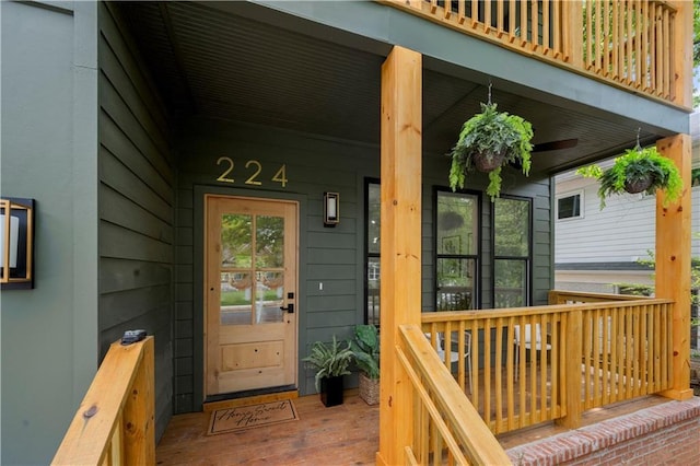 224 Cambridge Ave, Decatur, GA 30030 - doorway to property featuring covered porch