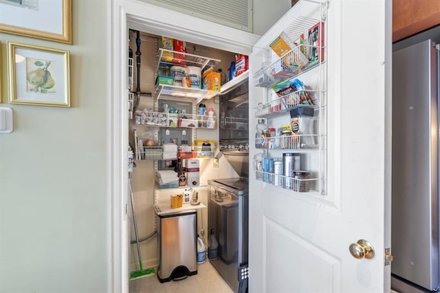 view of pantry