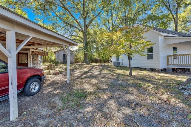 5361 N Main St, Acworth, GA 30101 - view of yard with a carport and cooling unit