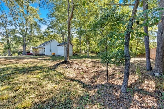 5361 N Main St, Acworth, GA 30101 - view of yard featuring an outbuilding and a shed