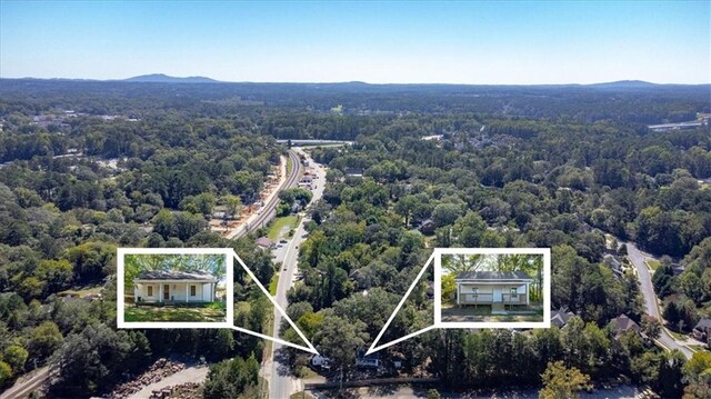5361 N Main St, Acworth, GA 30101 - aerial view with a view of trees