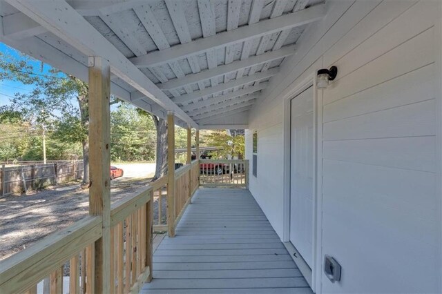 5361 N Main St, Acworth, GA 30101 - view of wooden terrace