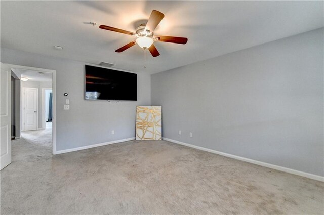 3351 Vintage Cir SE, Smyrna, GA 30080 - carpeted empty room with a ceiling fan and baseboards