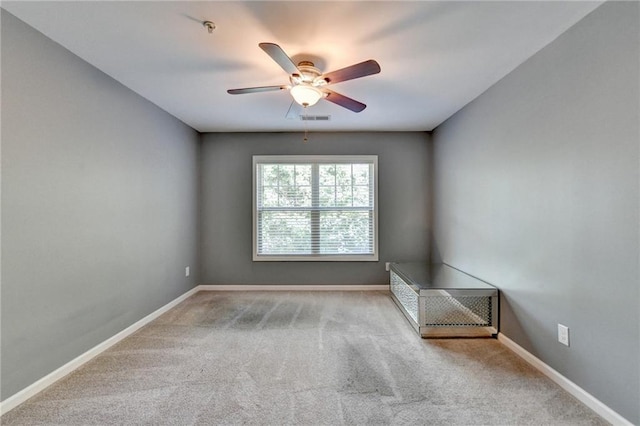 3351 Vintage Cir SE, Smyrna, GA 30080 - carpeted spare room with a ceiling fan, baseboards, and a pendent fire sprinkler