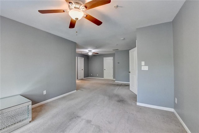 3351 Vintage Cir SE, Smyrna, GA 30080 - carpeted spare room with ceiling fan and baseboards