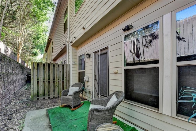 3351 Vintage Cir SE, Smyrna, GA 30080 - view of patio featuring fence