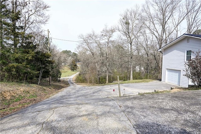 view of road