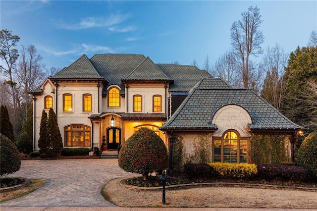 view of front of home with french doors