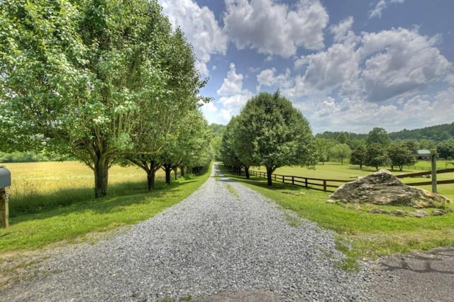 311 Bailey Farm Ln, Mineral Bluff, GA 30559 - view of dirt / gravel road with a view of countryside