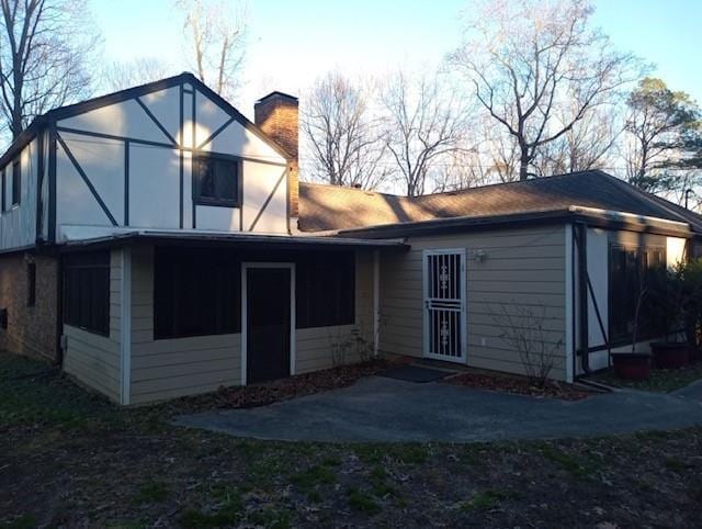 back of house featuring a patio area