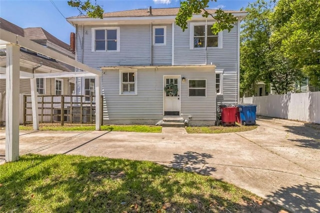 127 Rogers Ave, Macon, GA 31204 - rear view of house featuring a patio area and entry steps