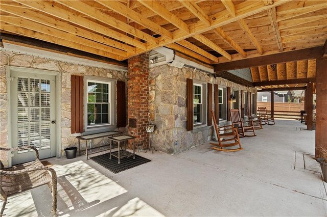 942 Hardwick Cir, Dalton, GA 30720 - view of patio / terrace featuring fence