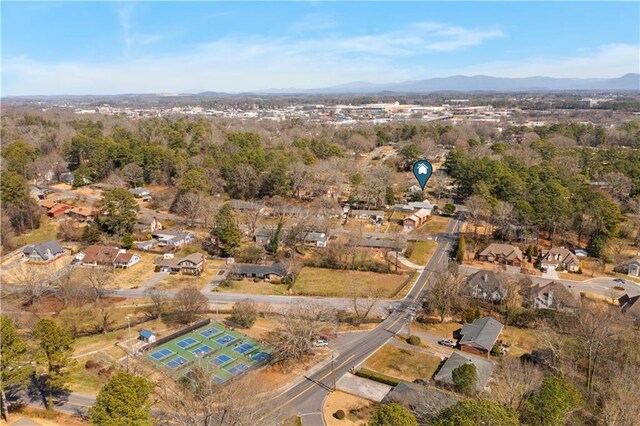 942 Hardwick Cir, Dalton, GA 30720 - aerial view featuring a mountain view