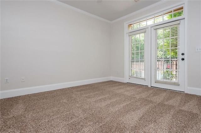 825 Highland Ln NE Unit 1116, Atlanta, GA 30306 - empty room with carpet and crown molding