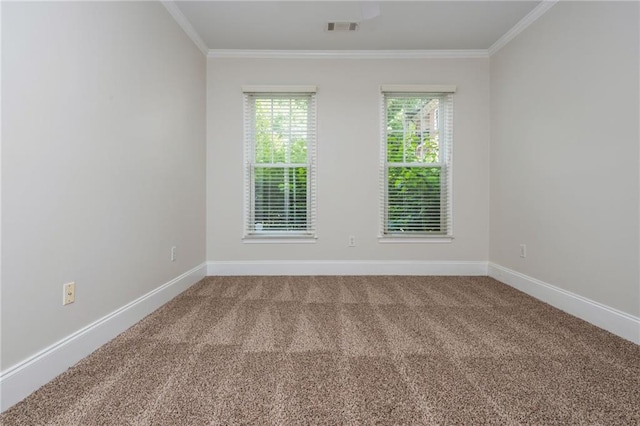 825 Highland Ln NE Unit 1116, Atlanta, GA 30306 - carpeted empty room featuring ornamental molding