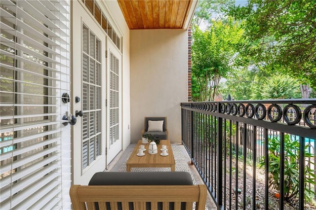 825 Highland Ln NE Unit 1116, Atlanta, GA 30306 - balcony featuring french doors