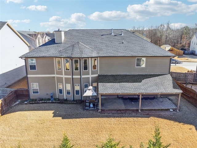 view of rear view of house