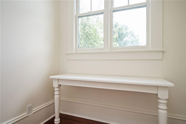 room details featuring hardwood / wood-style floors