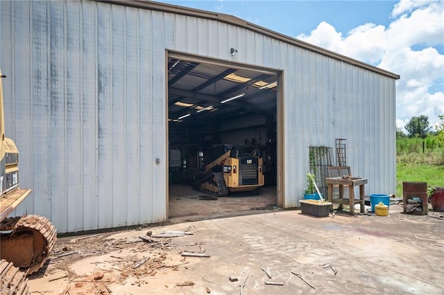 view of outbuilding