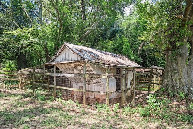 view of outbuilding